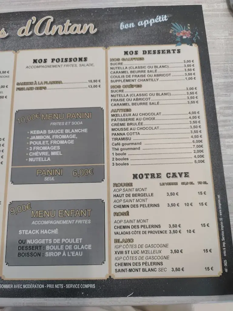 Menu_Aux Saveurs d'Antan_Mirande_immagine_2