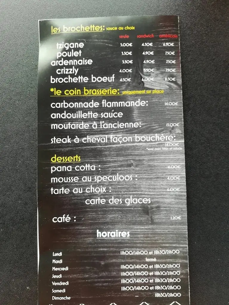 Menu_La friterie en nORd_Mirande_image_2