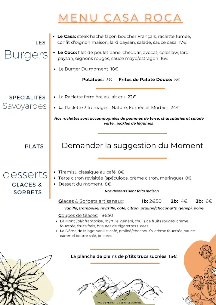 Menu_Casa Roca_Contamines-Montjoie_image_3