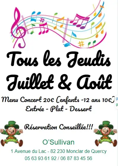 Menu_O'Sullivan Bar Restaurant Pizzéria Burger sur place ou à emporter_Monclar-de-Quercy_image_3