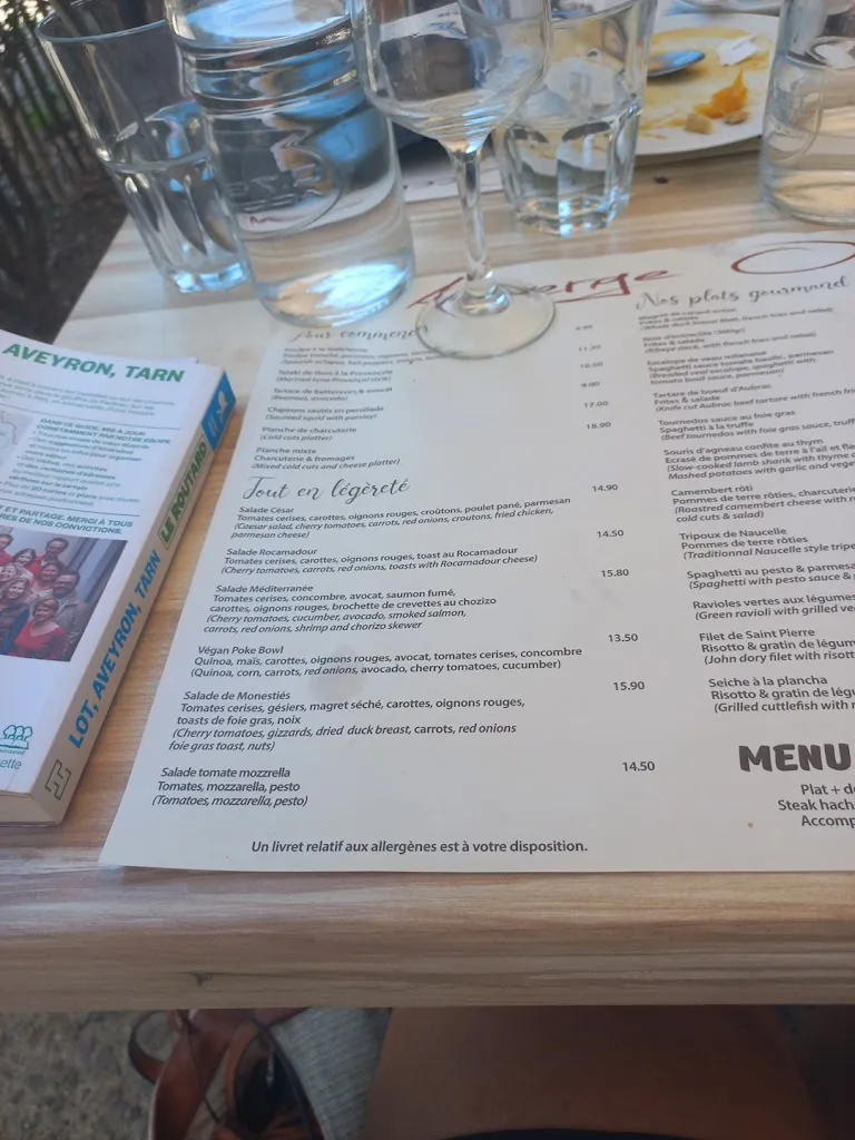 Menu_Auberge Occitane_Monestiés_image_4