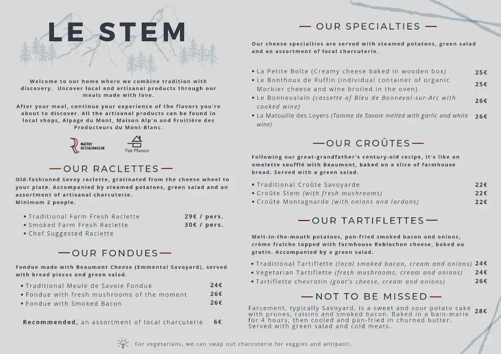 Menu_Le Stem Restaurant Savoyard_Contamines-Montjoie_image_4