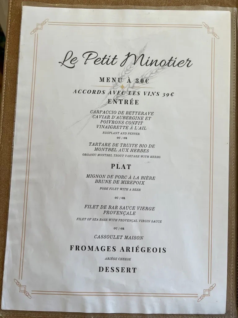 Menu_Le Minotiers_Mirepoix_image_1