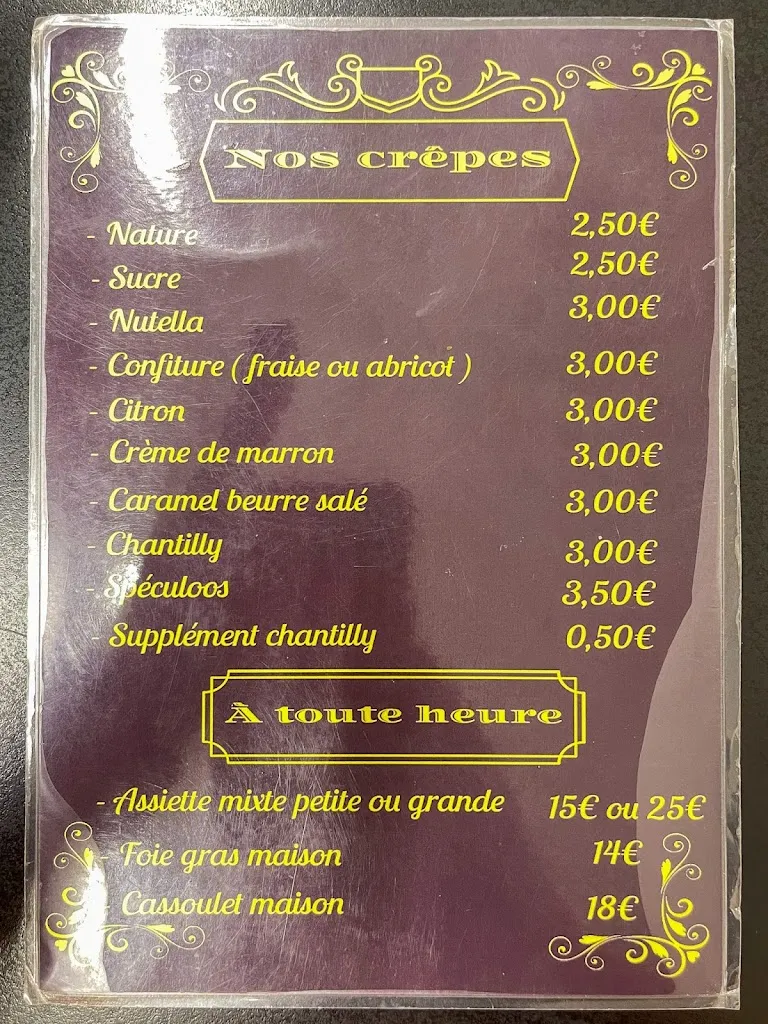 Menu_Le Saint Maurice_Mirepoix_image_3