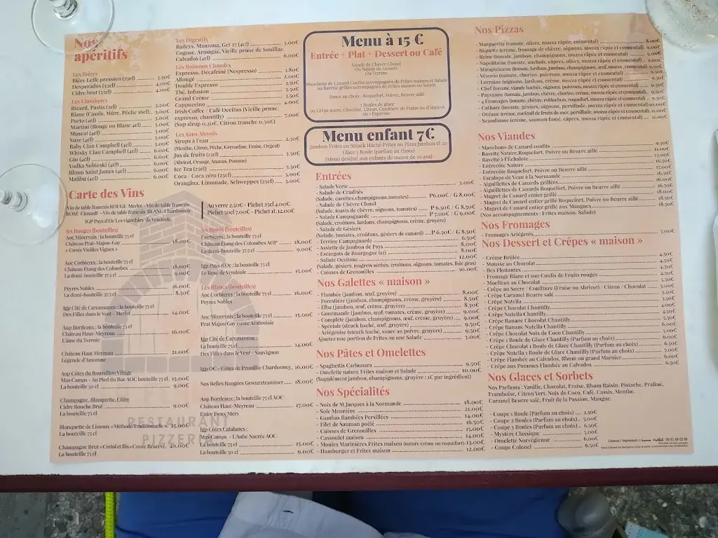 Menu_La Flambée_Mirepoix_image_3