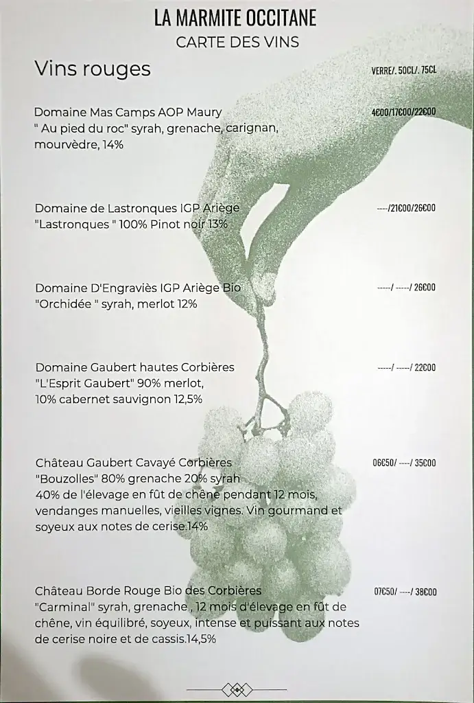 Menu_La marmite occitane_Mirepoix_image_2