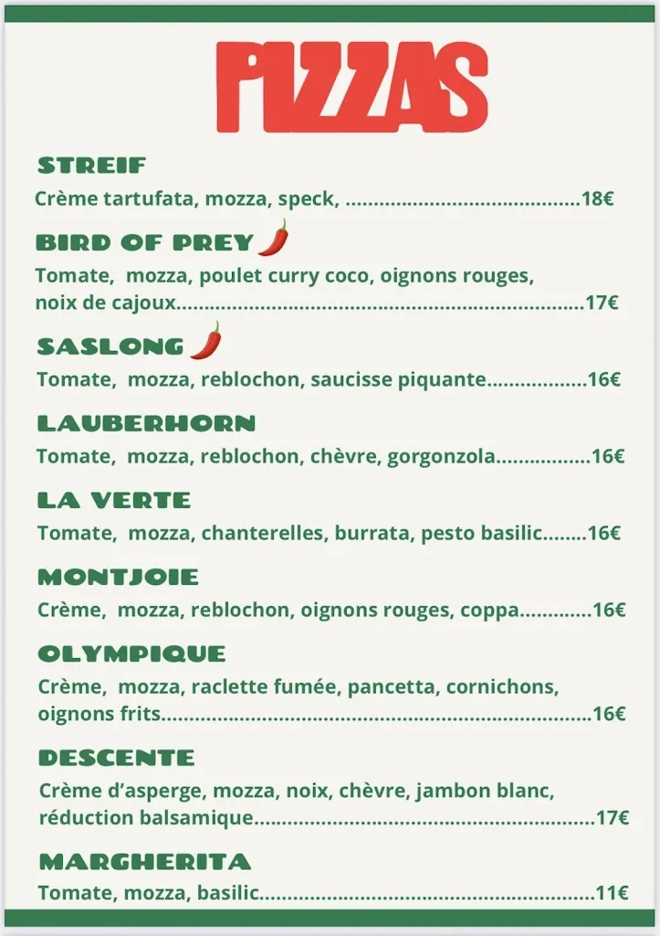 Menu_The Black Bear_Contamines-Montjoie_imagen_4