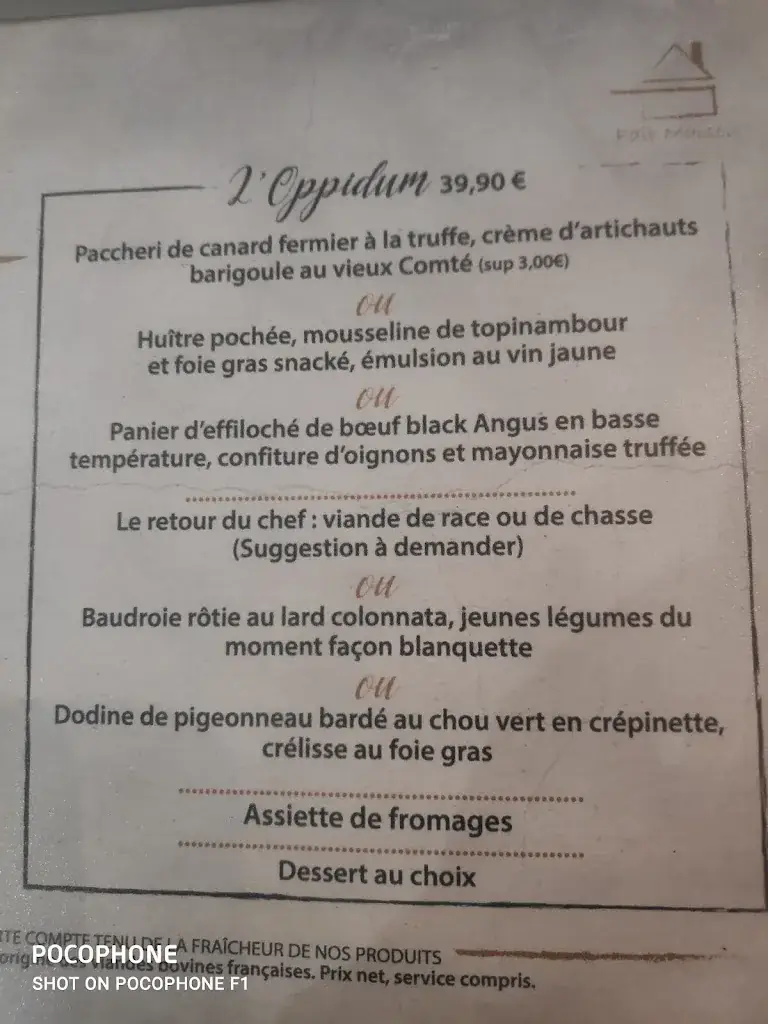Menu_Restaurant de la Tour Montady_Montady_image_2