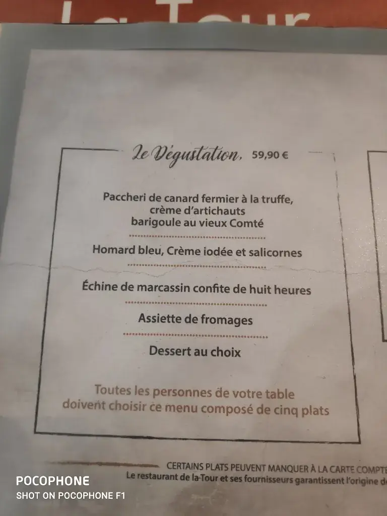 Menu_Restaurant de la Tour Montady_Montady_image_4