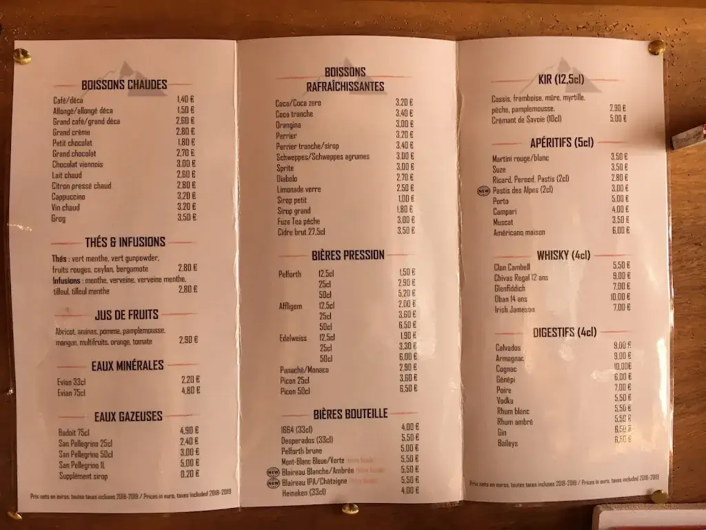Menü_Bérangère Brewery_Contamines-Montjoie_Bild_2