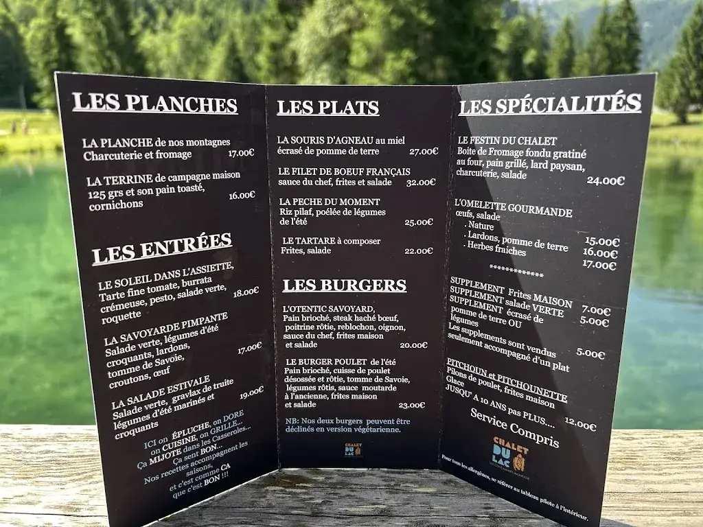 Menu_The Chalet du Lac_Contamines-Montjoie_image_1
