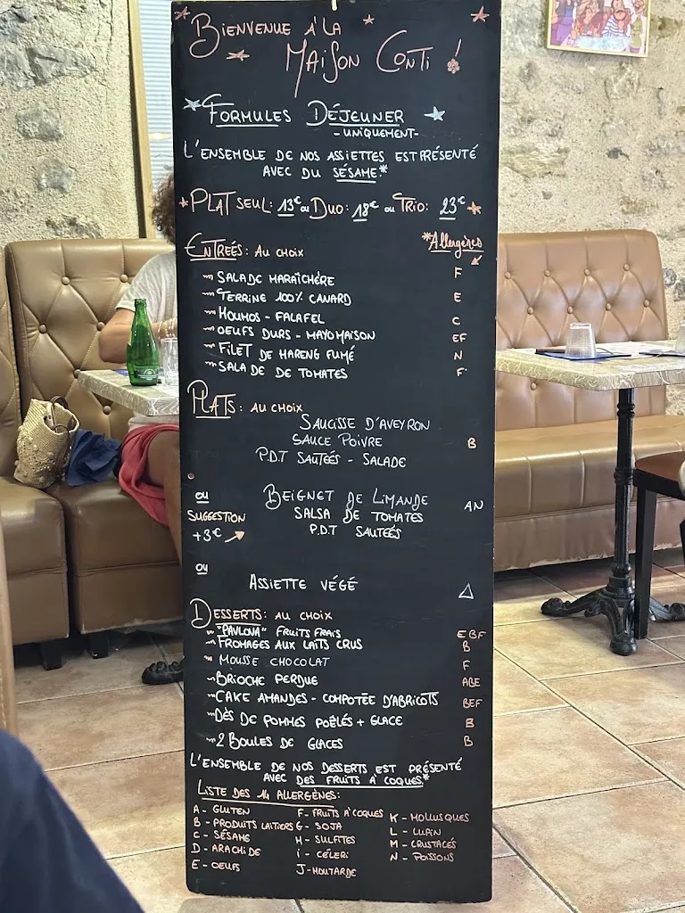 Menu_MAISON CONTI_Pézenas_immagine_1