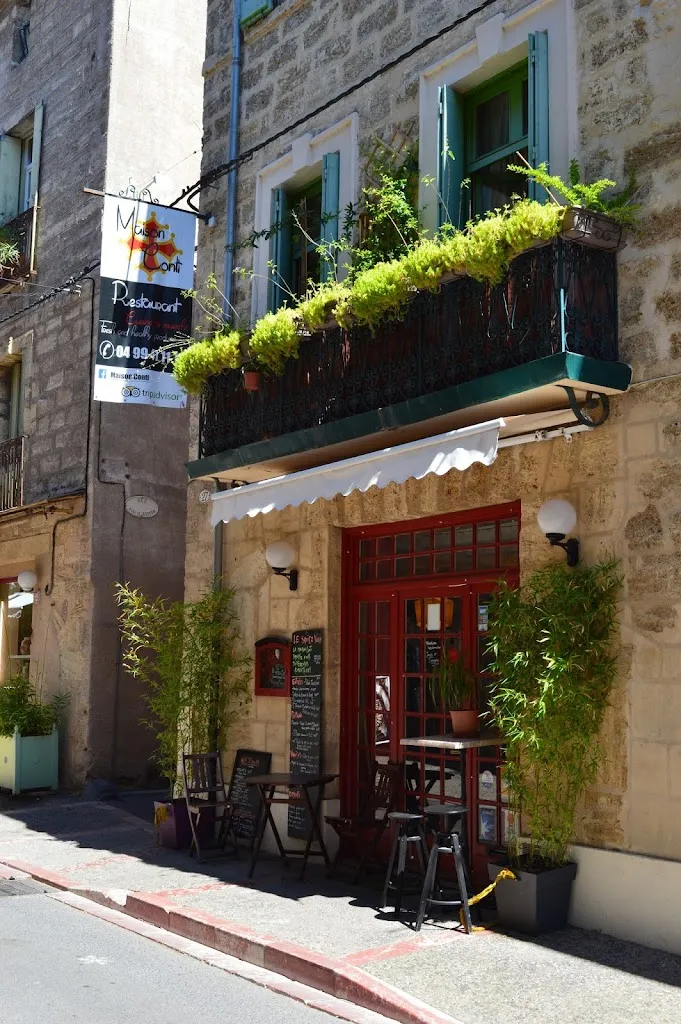 MAISON CONTI restaurant in Pézenas