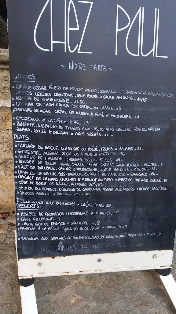 Menu_Restaurant Chez Paul_Pézenas_image_2