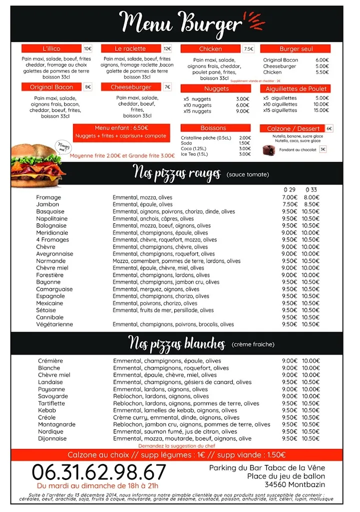 Menu_ILLICO PIZZA montbazin_Montbazin_image_1