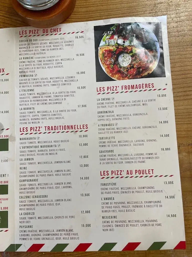Menu_La Bonne Pizz Des Coulandrières_Montbeton_image_1