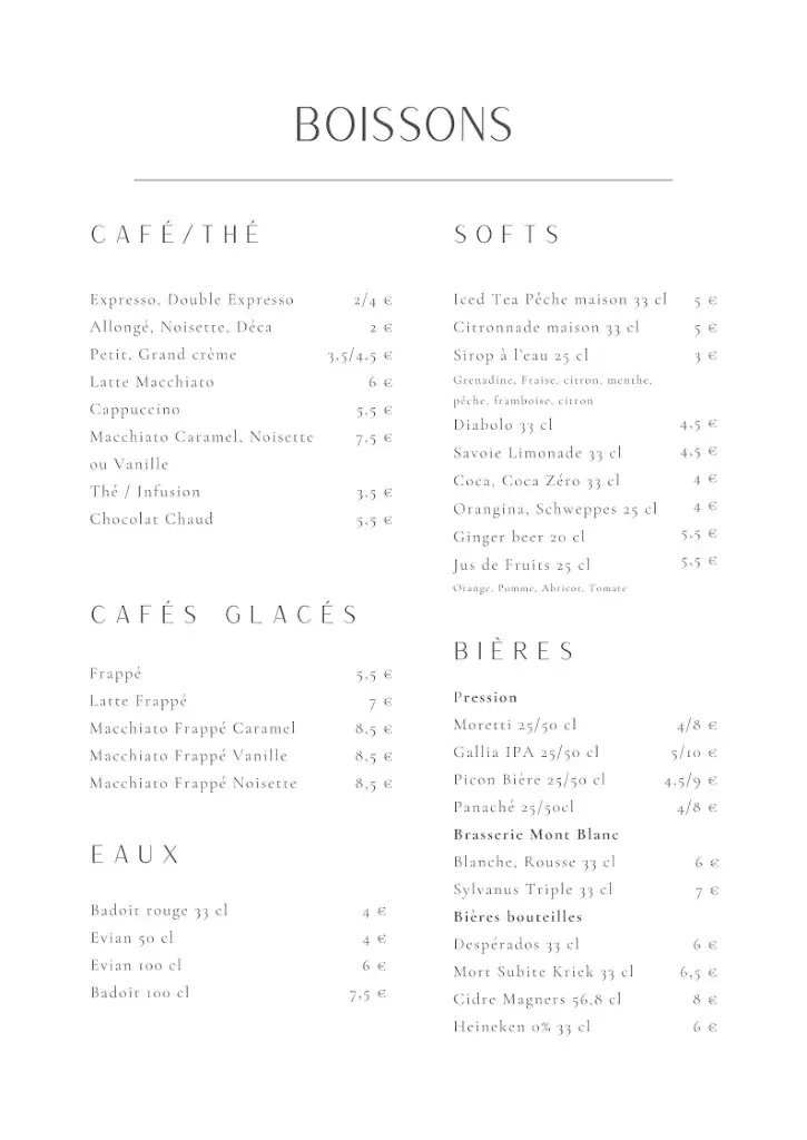 La Vieille Auberge_Contamines-Montjoie_menu_image_1