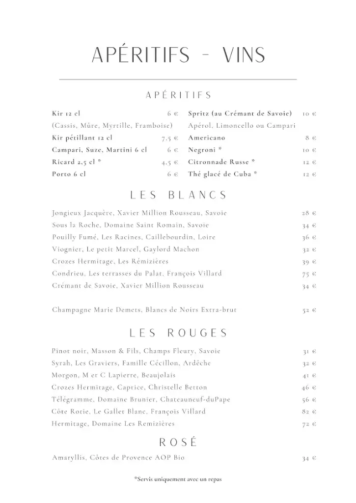 Menu_La Vieille Auberge_Contamines-Montjoie_image_4
