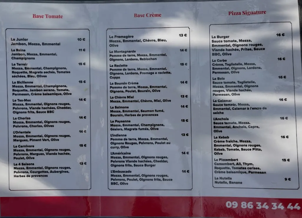 Menu_L'embuscade Pizzeria Artisanale_Montech_image_1