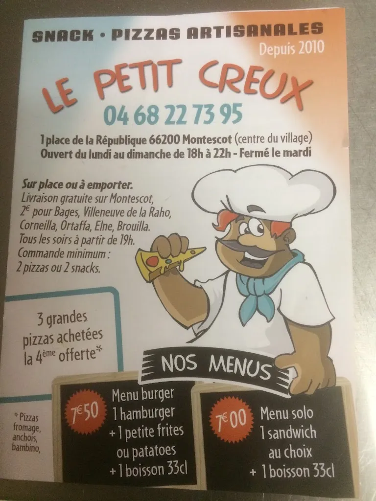 Le Petit Creux restaurant à Montescot