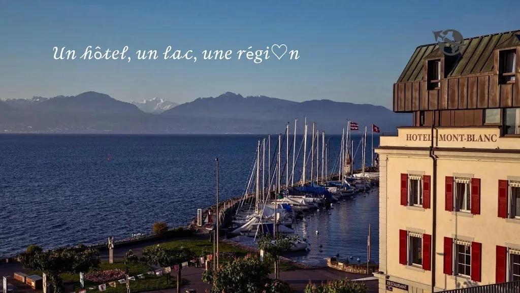 Romantik Hôtel Mont-Blanc Au Lac restaurant à Morges