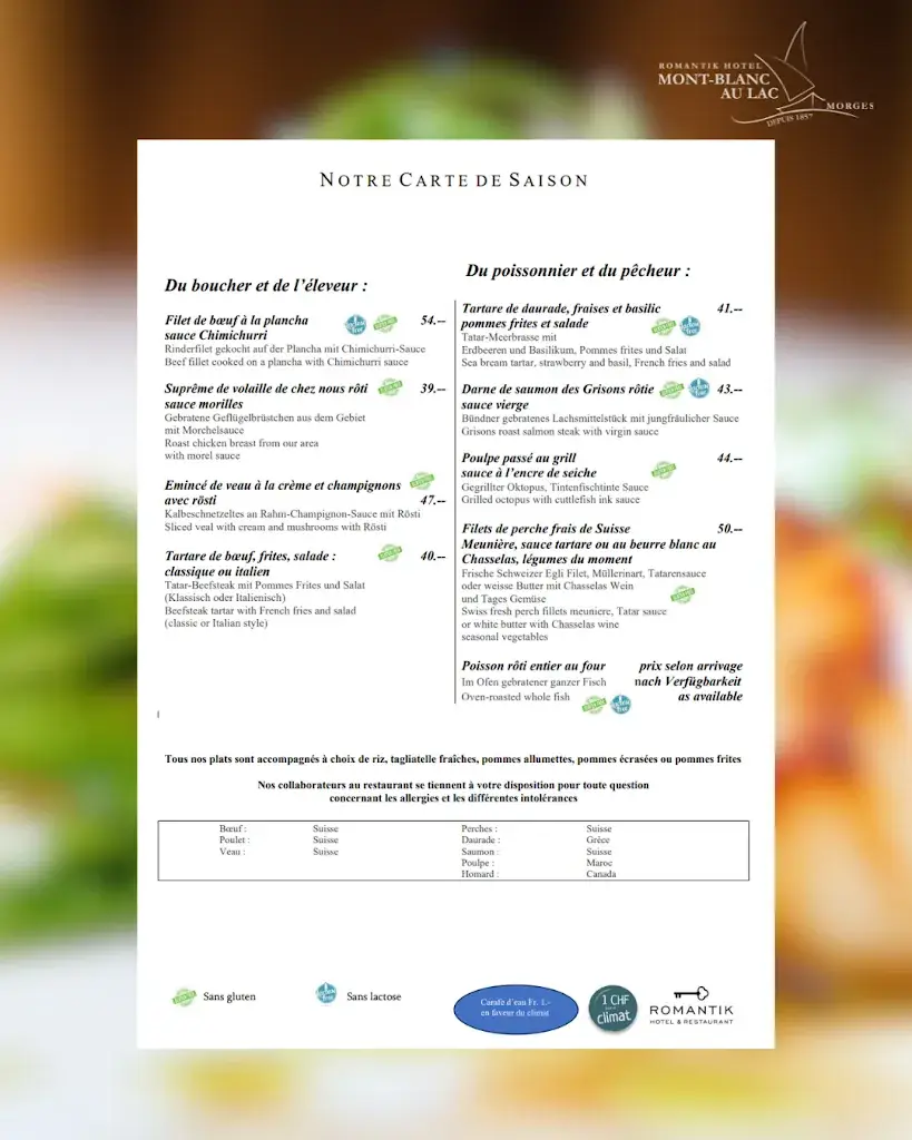 Menu_Le Pavois_Morges_immagine_1