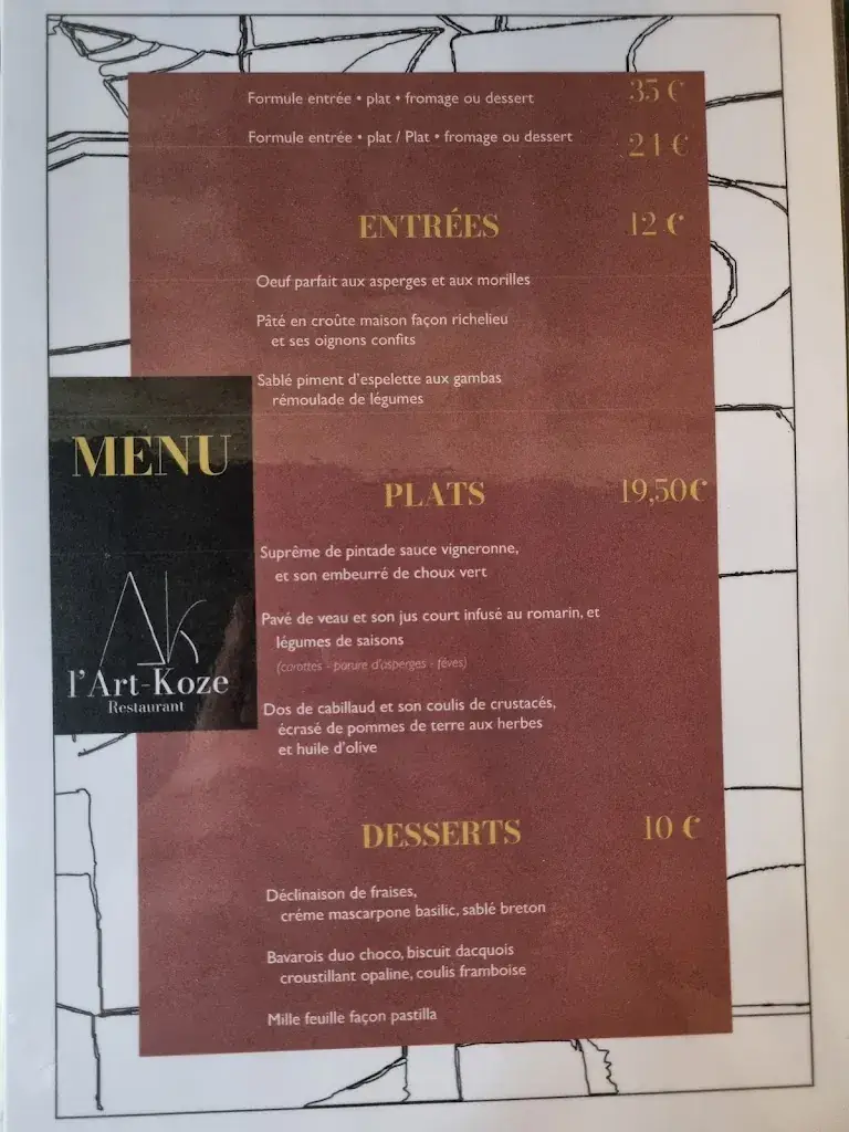 Menu_Restaurant Art-Koze_Montpeyroux_image_3
