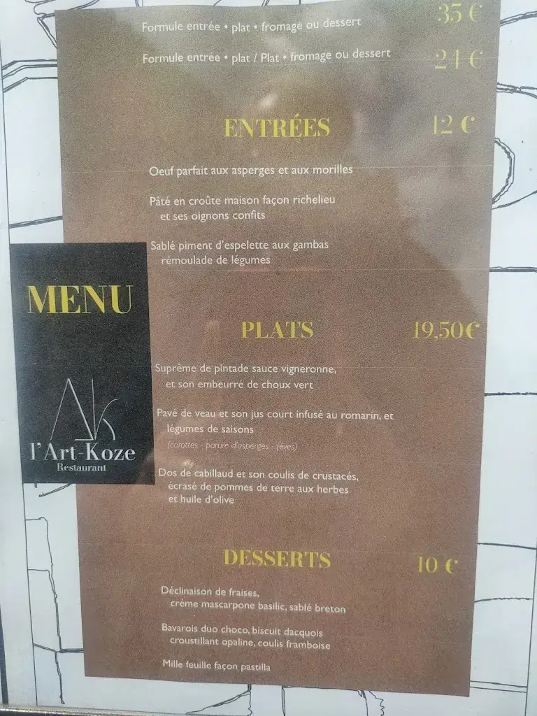 Menu_Restaurant Art-Koze_Montpeyroux_image_4