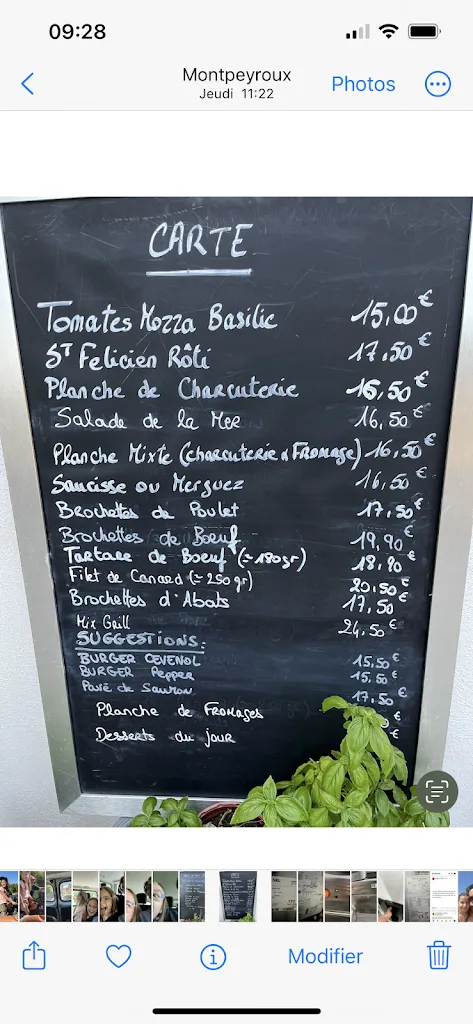 Menu_Restaurant „Le Julia“_Montpeyroux_image_2