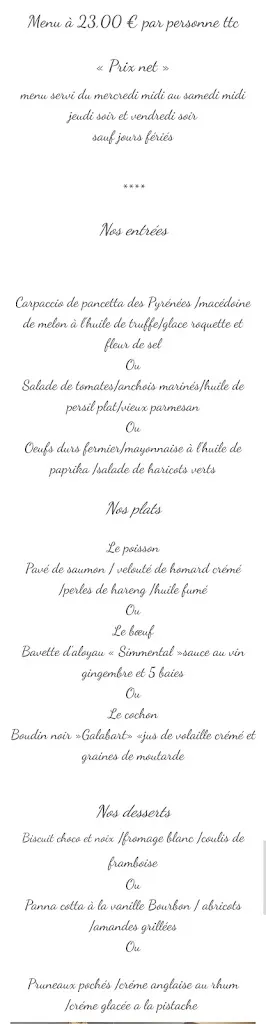 Menu_La Table du Cardinal_Montpezat-de-Quercy_image_2