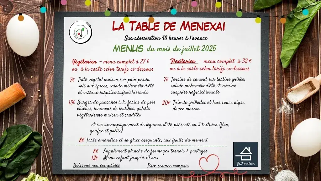 Menu_La Table de Menexai_Montredon-Labessonnié_immagine_1