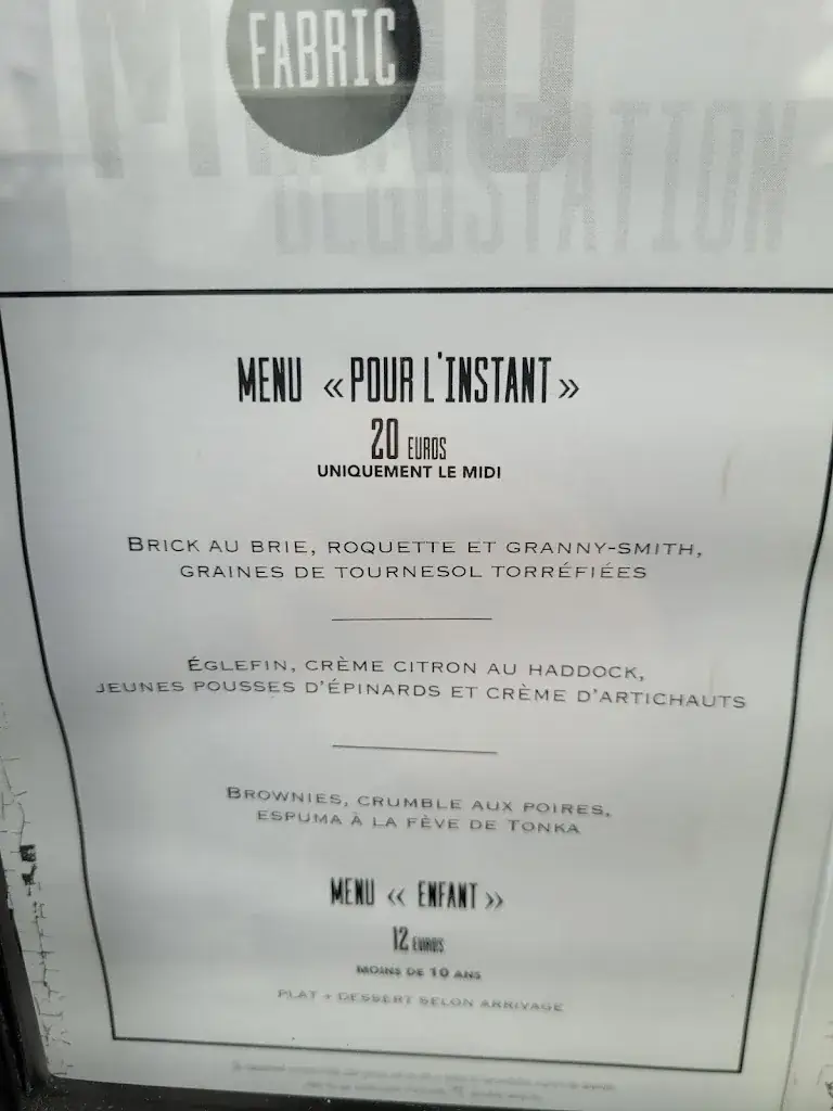 Menu_FABRIC RESTAURANT_Muret_image_2