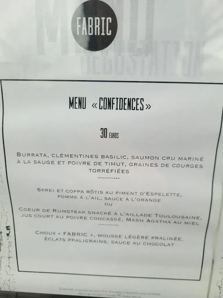 Menu_FABRIC RESTAURANT_Muret_image_3