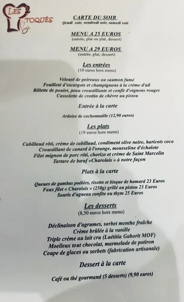 Menu_Restaurant Les 2 Toqués_Muret_immagine_4