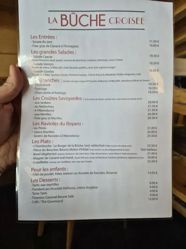 Menu_La Bûche Croisée_Contamines-Montjoie_image_2