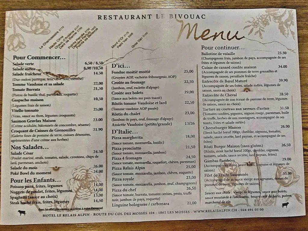 Menu_Le Bivouac_Mosses_image_1