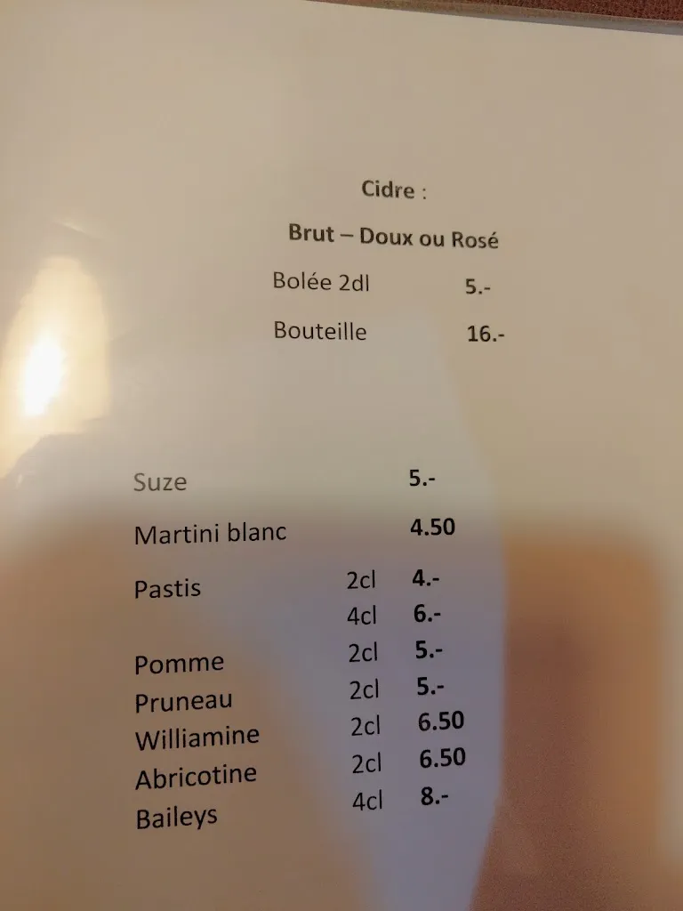 Menu_Café restaurant le Cosmos_Ormont-Dessous_image_1