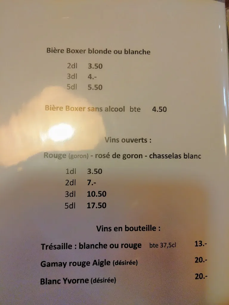 Menu_Café restaurant le Cosmos_Ormont-Dessous_image_2