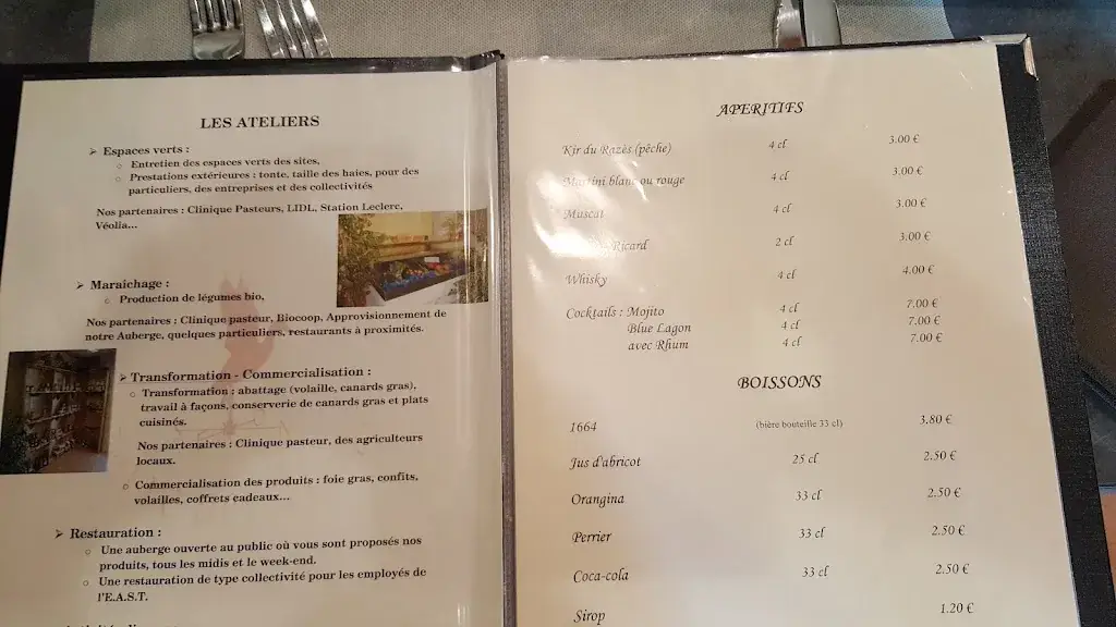 Menu_Hostel Land Des Vents_Nailloux_image_4