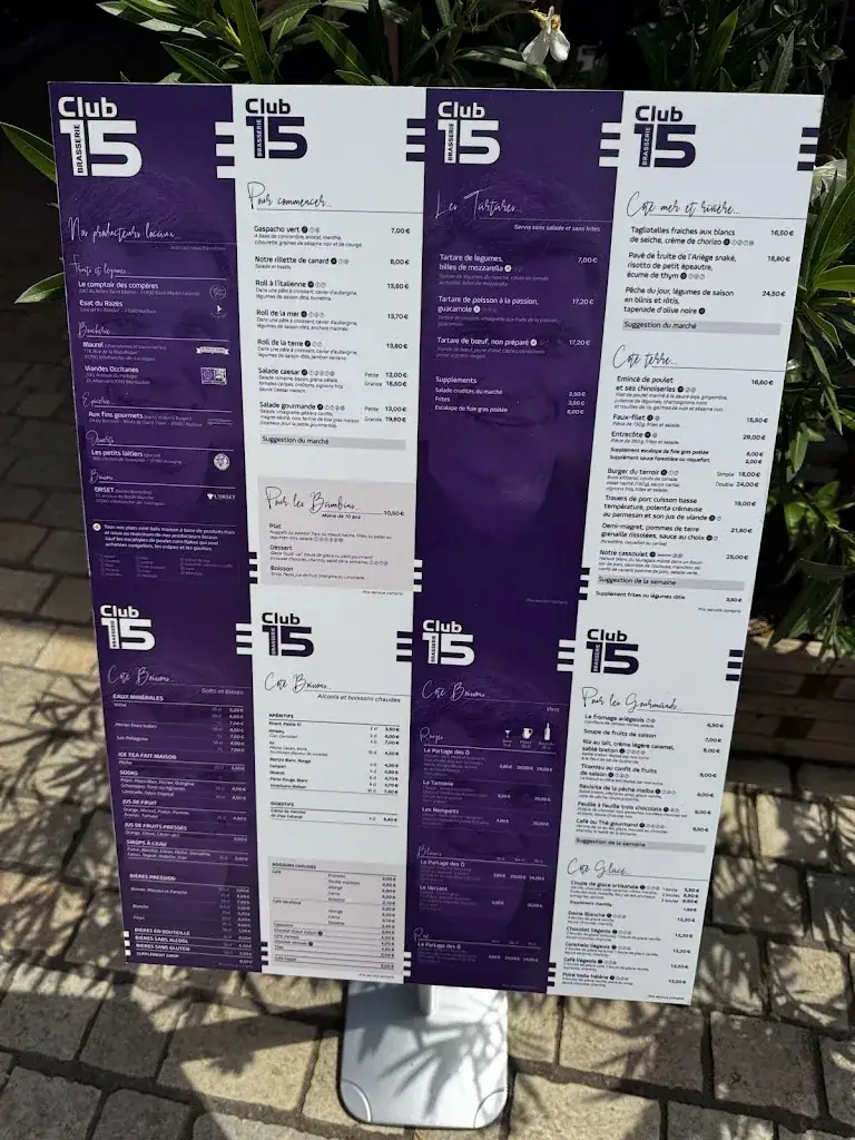 Menu_Brasserie Club 15_Nailloux_image_2