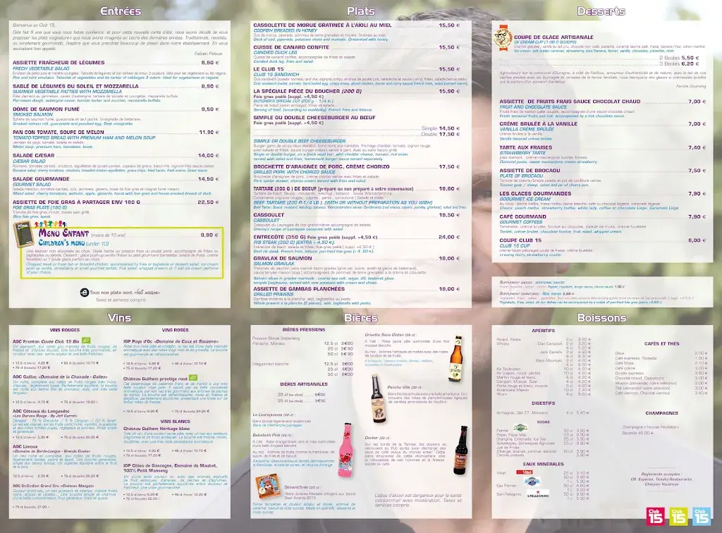 Menu_Brasserie Club 15_Nailloux_image_3