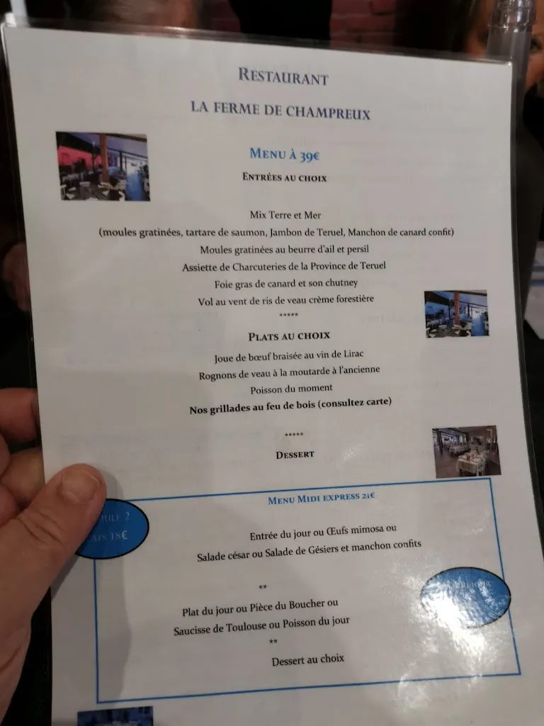 Menu_La Ferme De Champreux_Montgeard_image_1