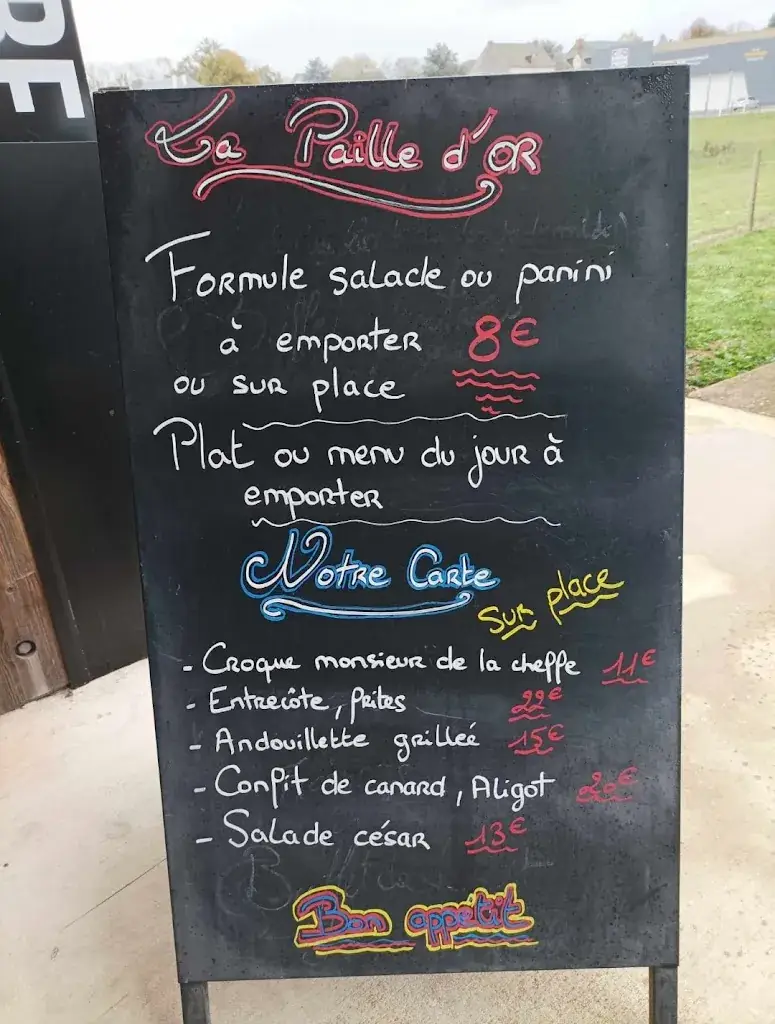 Menu_La Paille d'Or_Naucelle_image_3