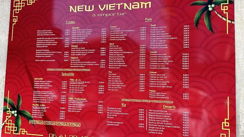 Menu_Restaurant NEW VIETNAM_Nègrepelisse_image_1