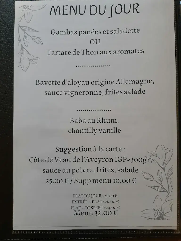 Menu_Restaurant O'33_Nissan-lez-Enserune_image_4