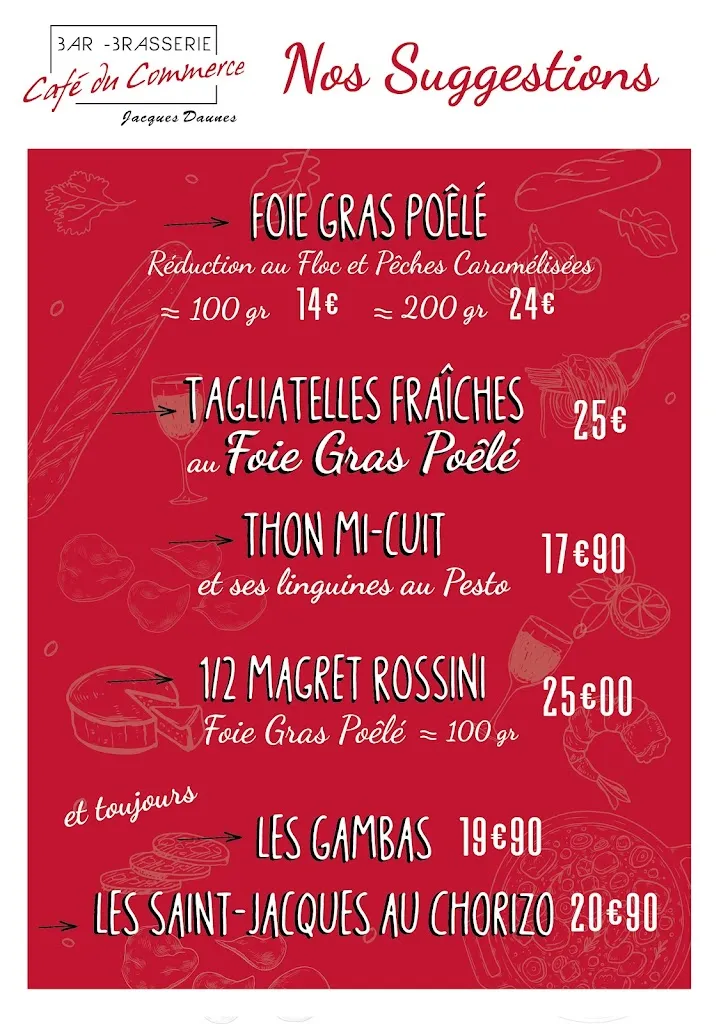 Menu_Café du Commerce_Nogaro_image_1