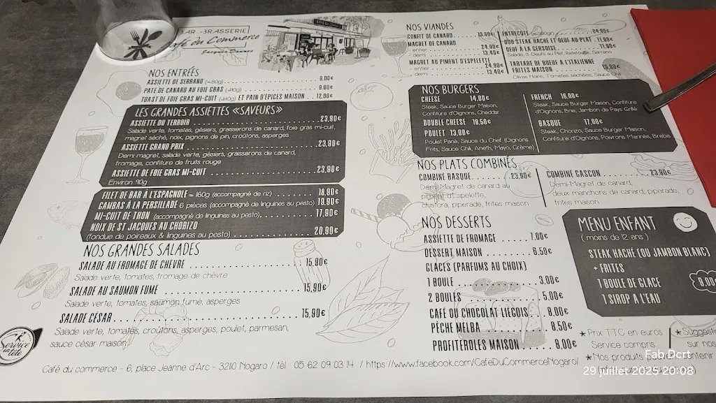 Menu_Café du Commerce_Nogaro_image_3