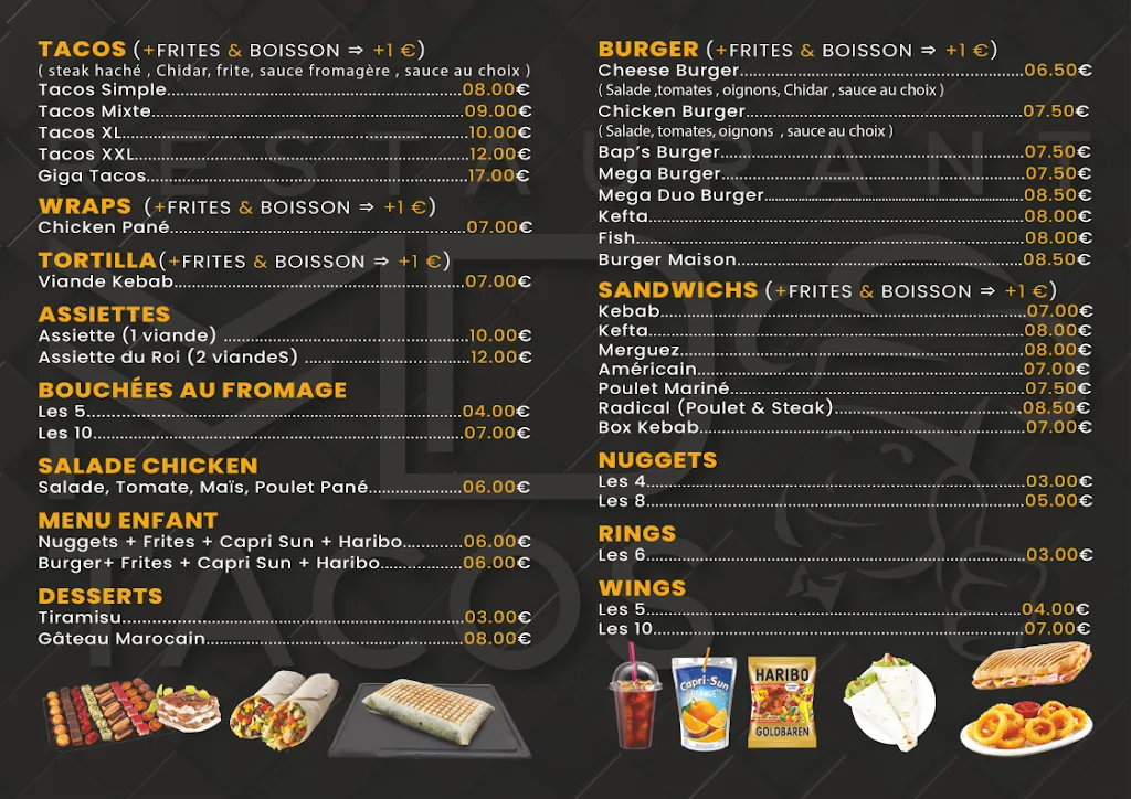 Menu_KEBAB MDTACOS 'Le medina'_Nogaro_image_1