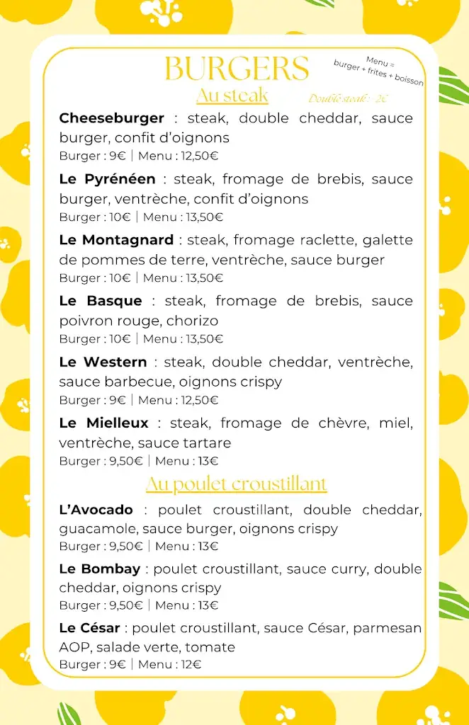 Menu_La Fringalerie_Ossun_image_1