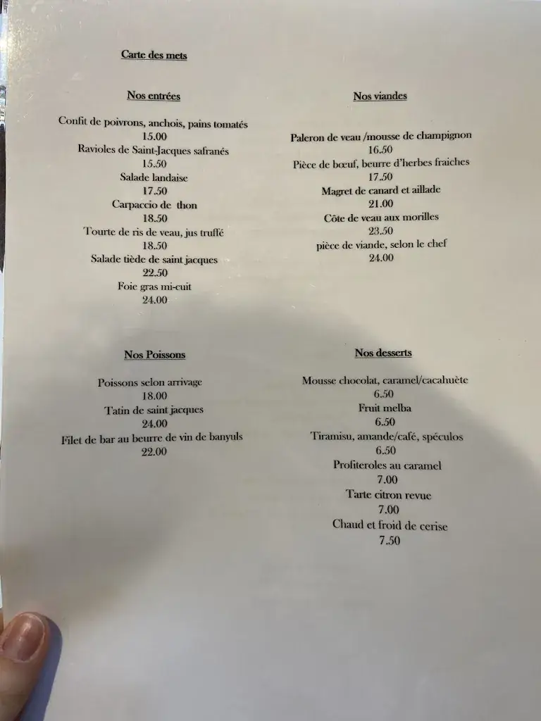 Menu_Le Moulin_Pamiers_image_4